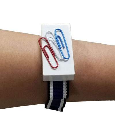 Magnetic Wrist band with Adjustable Velcro