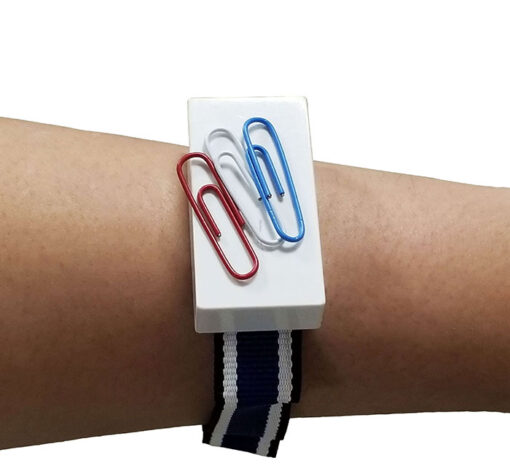 Magnetic Wrist band with Adjustable Velcro